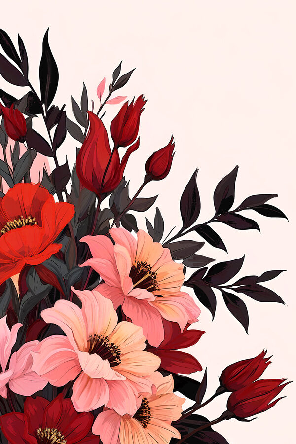 A close up of flowers