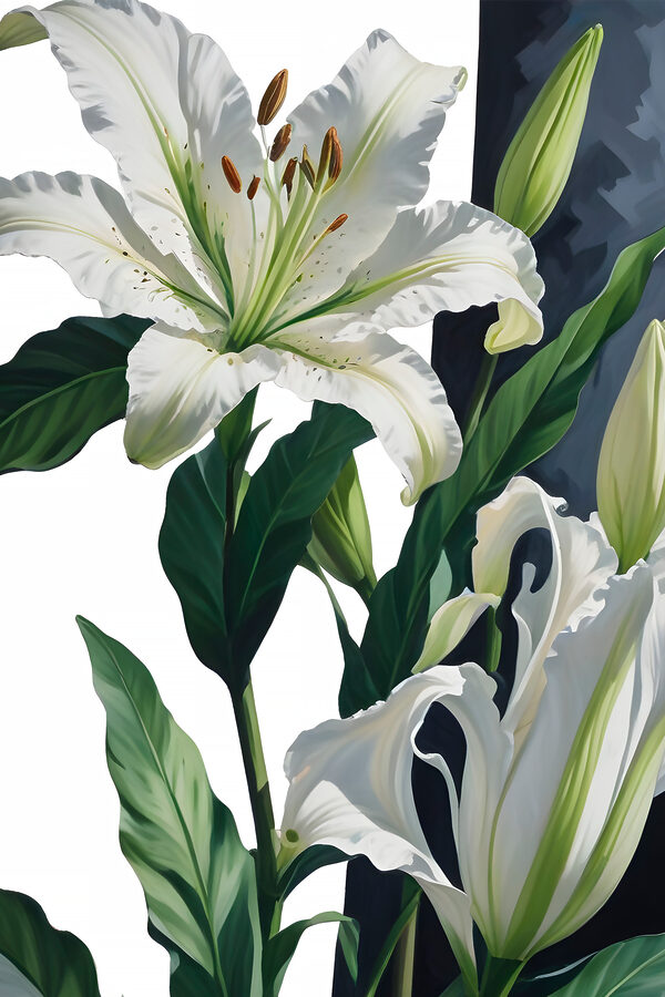 A close up of a flower