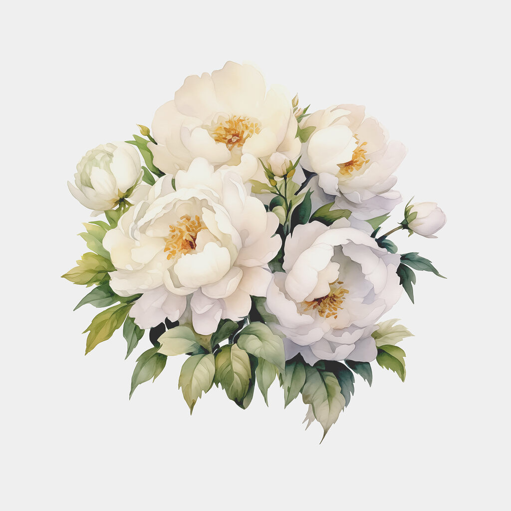 A bouquet of white flowers A bouquet of white flowers