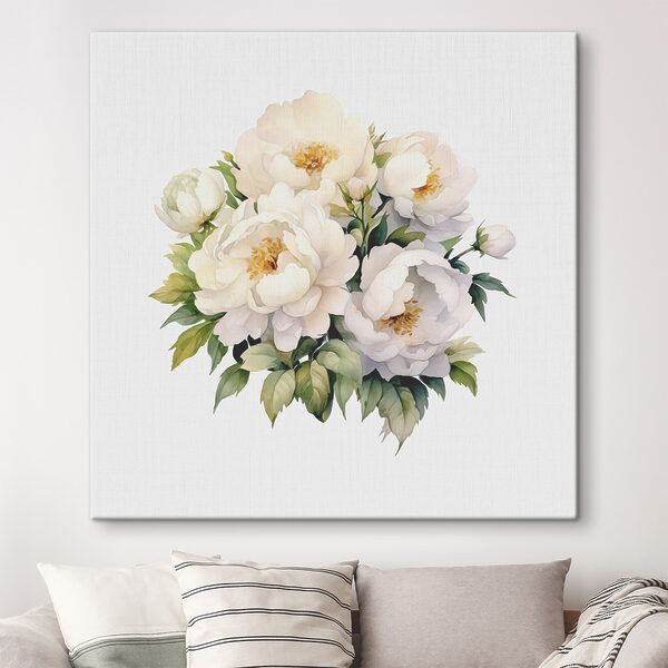 Quadri Un mazzo di fiori bianchi (COD: s38481) Quadri Quadri Un mazzo di fiori bianchi (COD: s38481)
