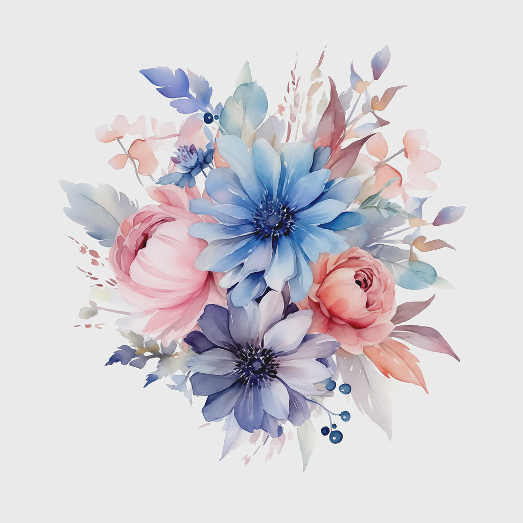 A bouquet of flowers