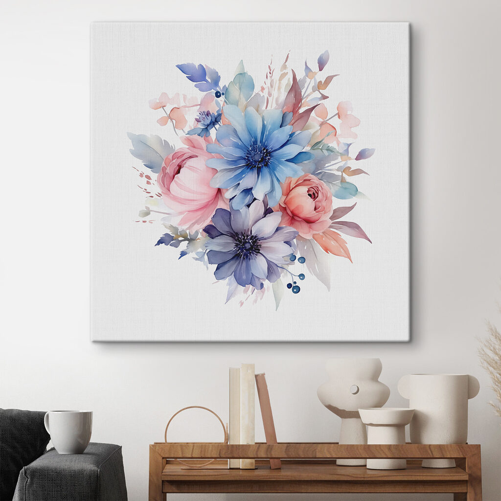 A bouquet of flowers