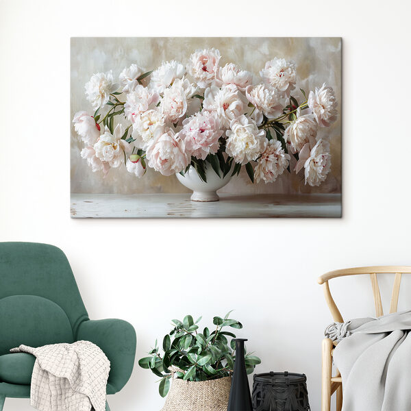 Quadri Quadri Un vaso di fiori bianchi (COD: s38461)