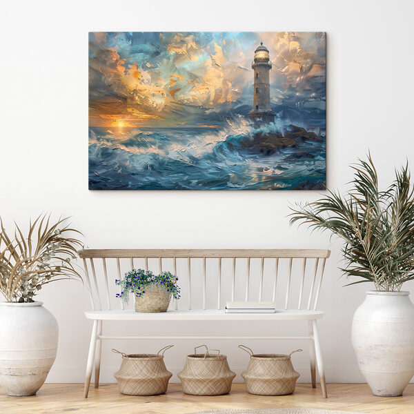 Quadri Un faro nell'oceano