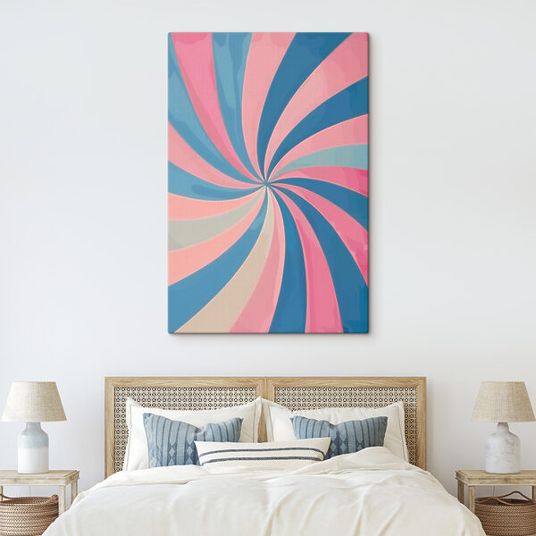 A blue and pink swirly background A blue and pink swirly background