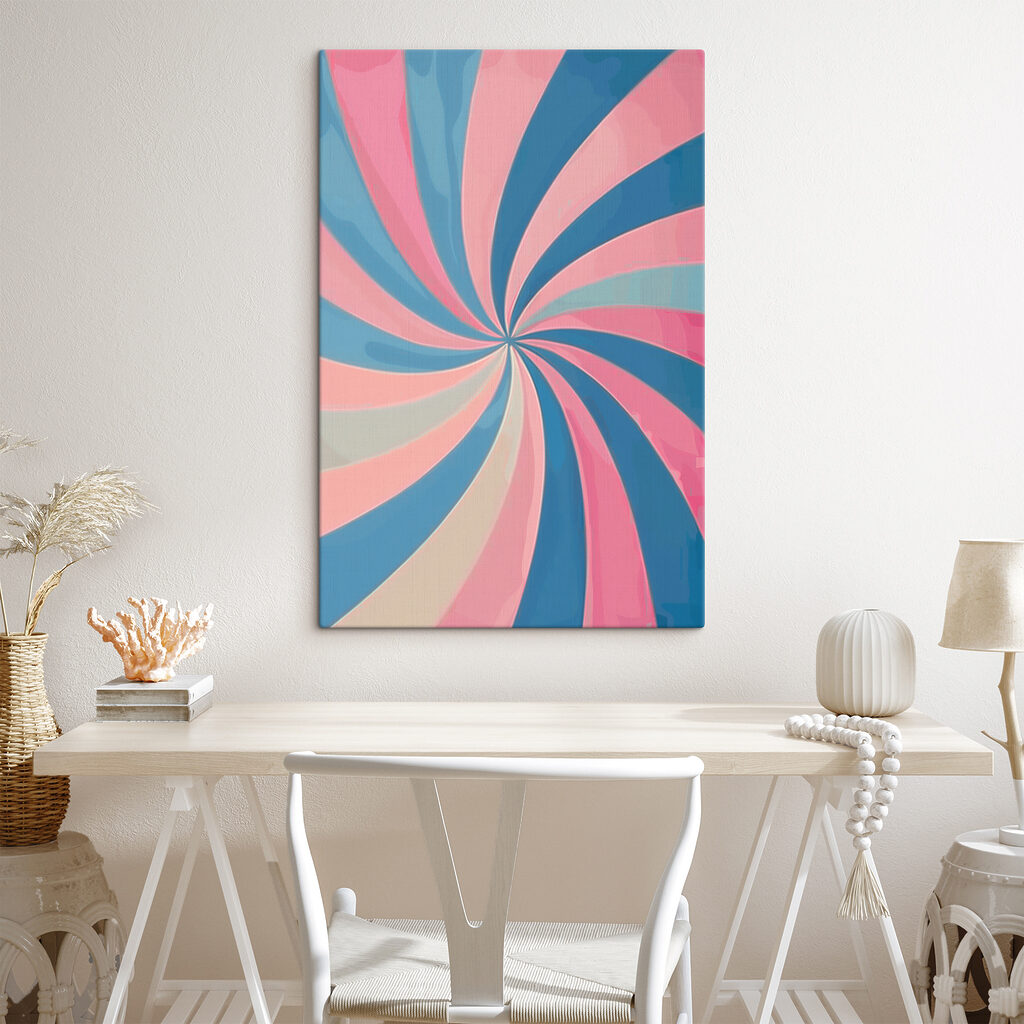 A blue and pink swirly background A blue and pink swirly background