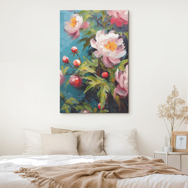 Quadri Quadri Un dipinto raffigurante fiori e boccioli (COD: s38496)