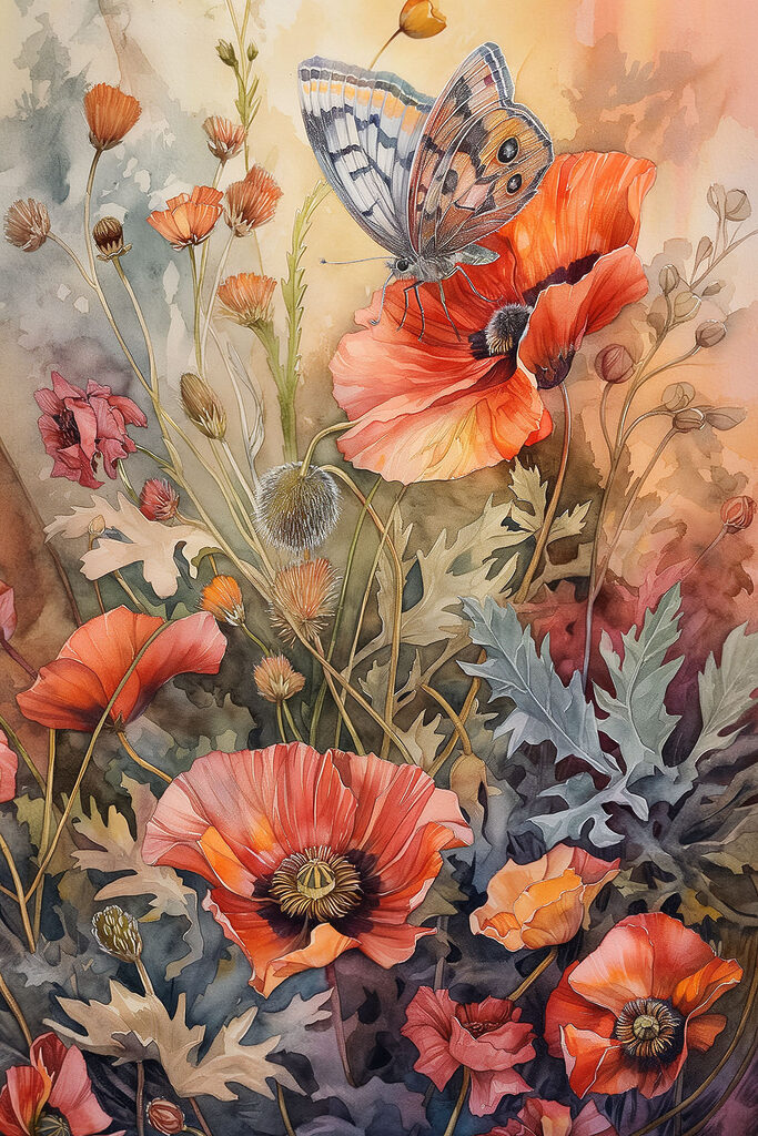 A butterfly on a flower