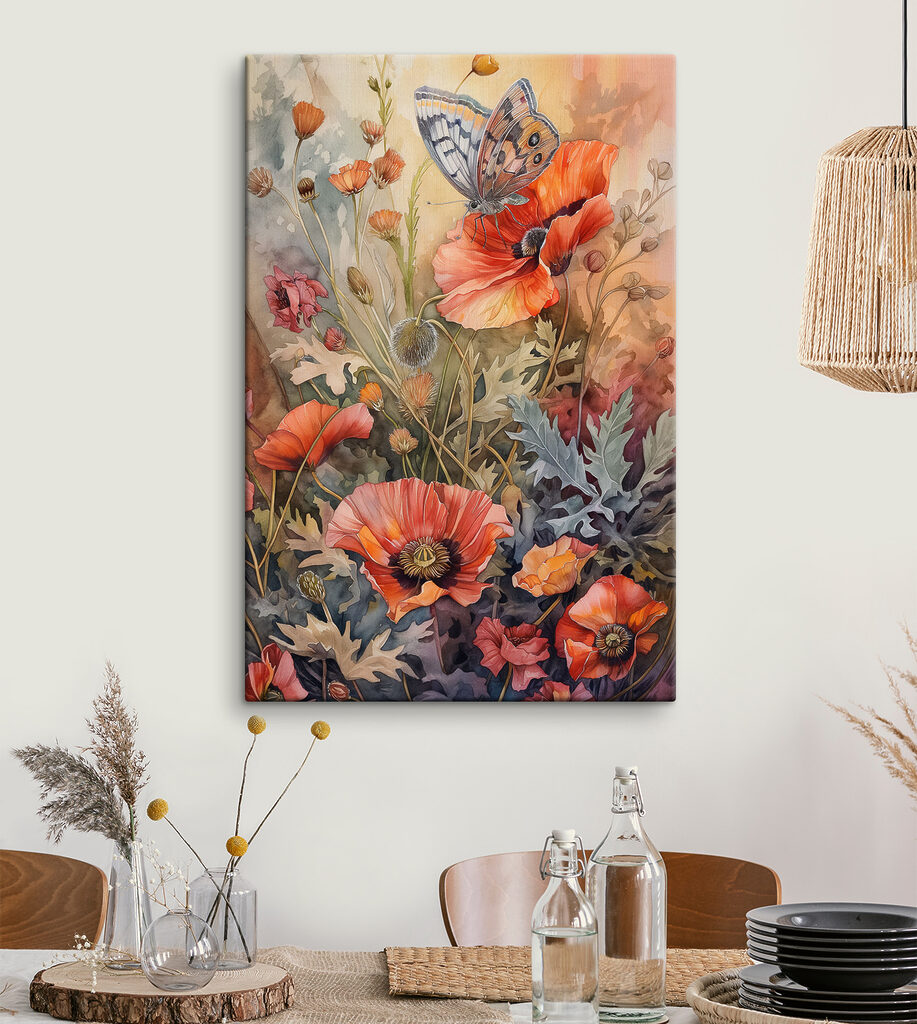 A butterfly on a flower