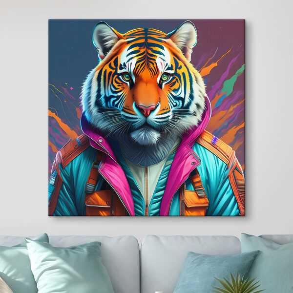 A tiger in a jacket A tiger in a jacket