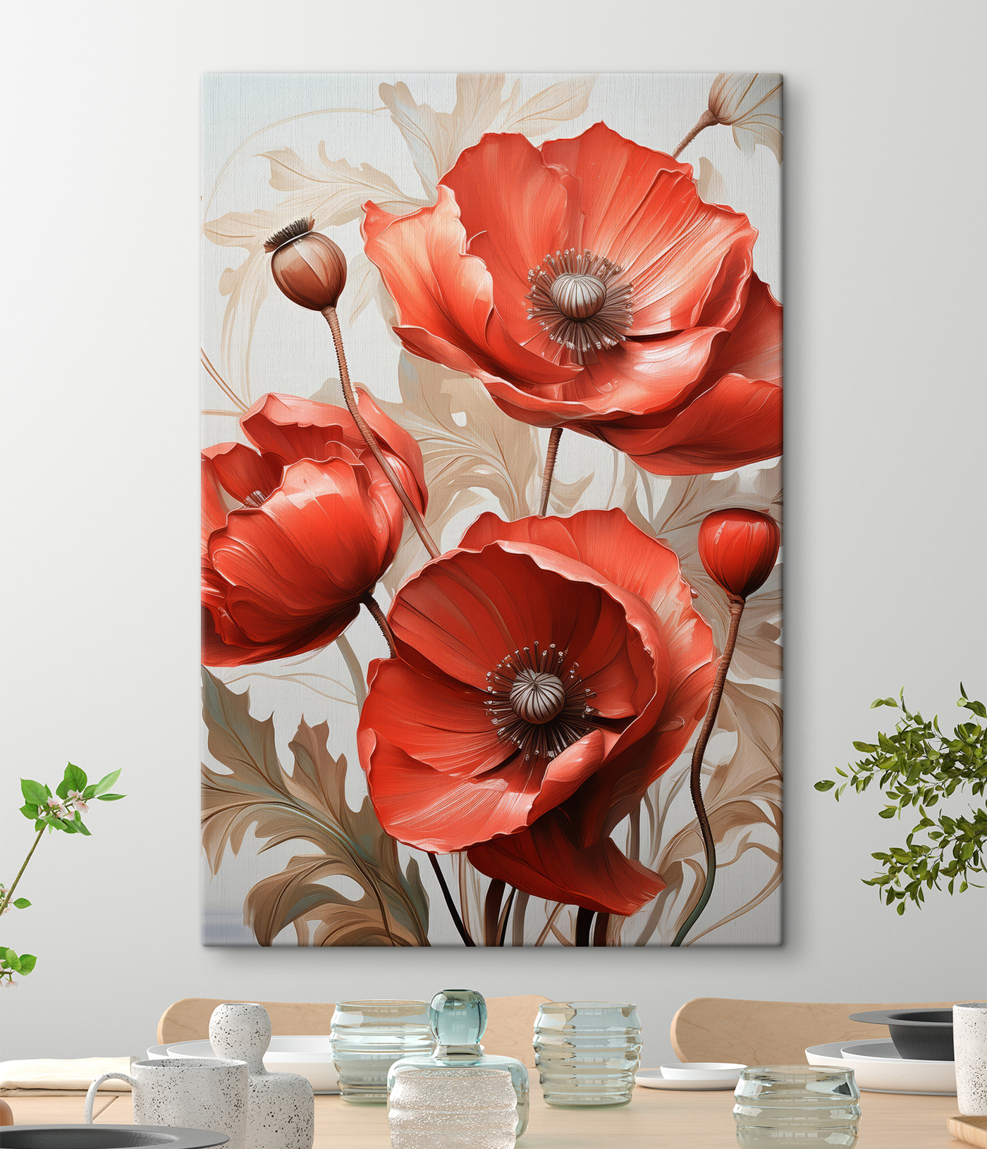 A close up of flowers