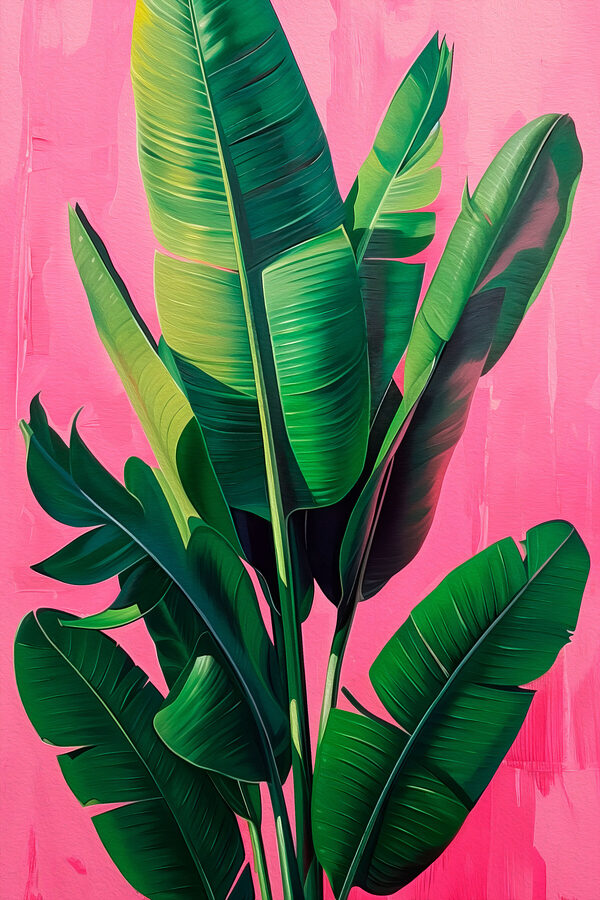 A painting of a plant