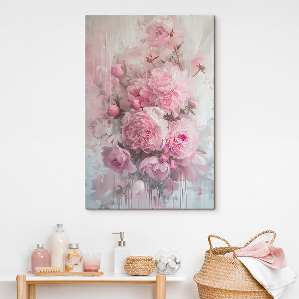 Quadri Un mazzo di fiori rosa (COD: s38750) Quadri Quadri Un mazzo di fiori rosa (COD: s38750)