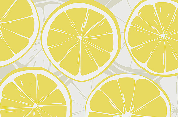 Un gruppo di limoni in fila Un gruppo di limoni in fila