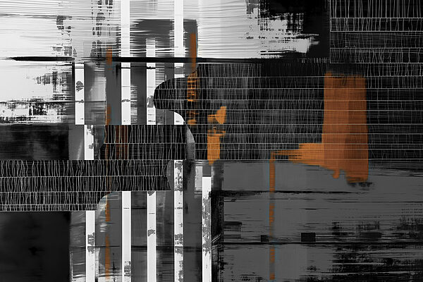 Un'opera d'arte in bianco e nero Un'opera d'arte in bianco e nero