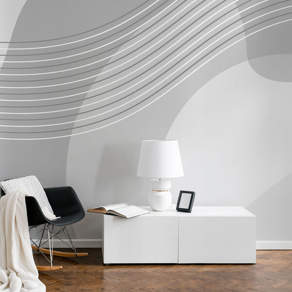 Uno sfondo grigio e bianco con linee bianche Uno sfondo grigio e bianco con linee bianche