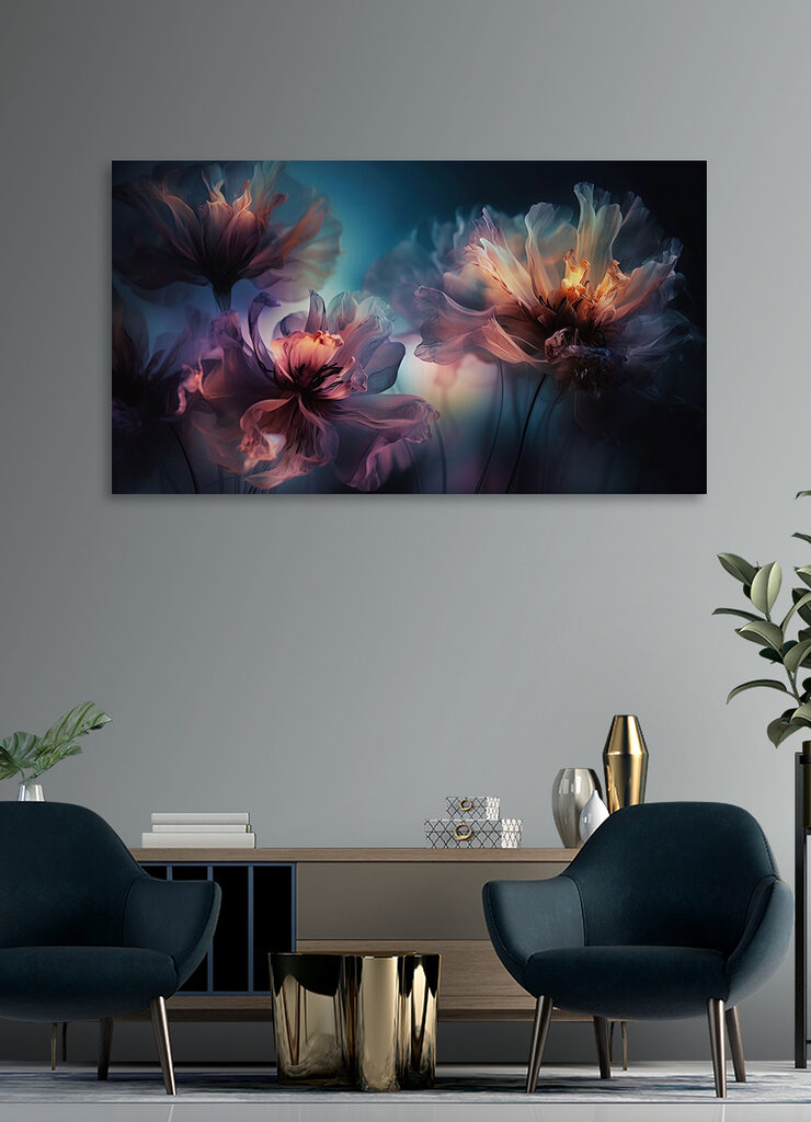 A close up of flowers