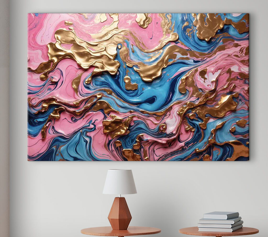 Fluid dance of colors and shapes Fluid dance of colors and shapes