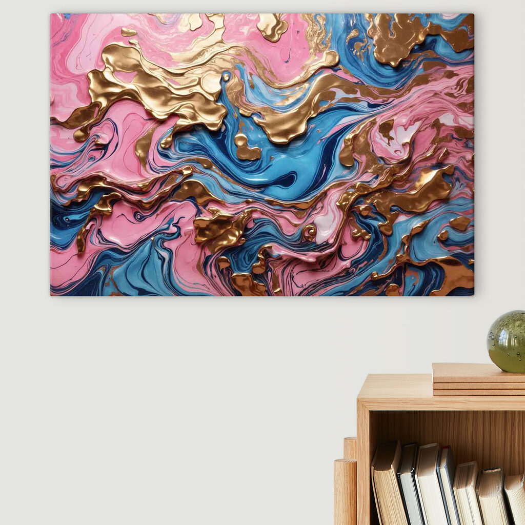 Fluid dance of colors and shapes Fluid dance of colors and shapes