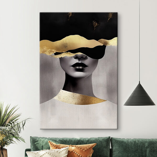 Mystery veiled in shimmering elegance