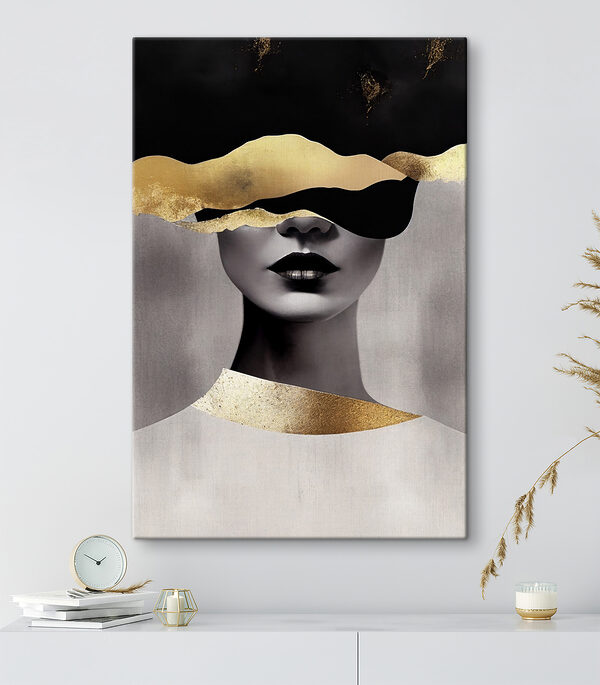 Mystery veiled in shimmering elegance