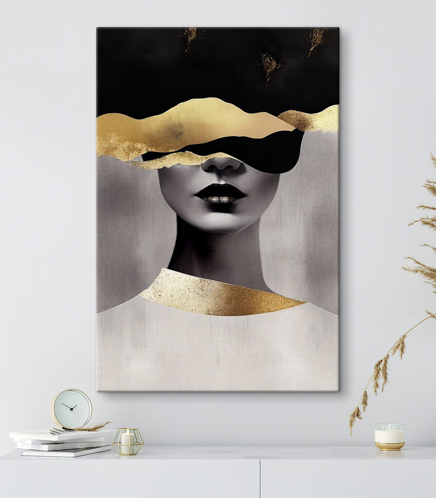 Mystery veiled in shimmering elegance