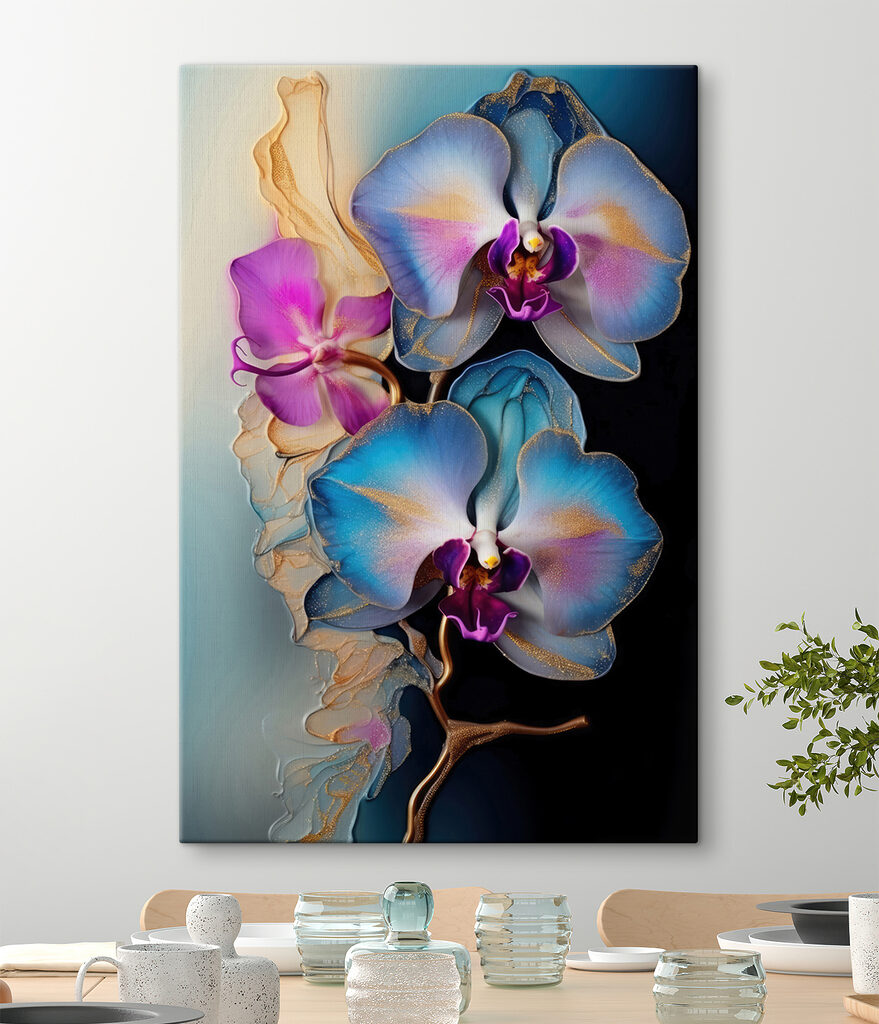 A group of colorful flowers