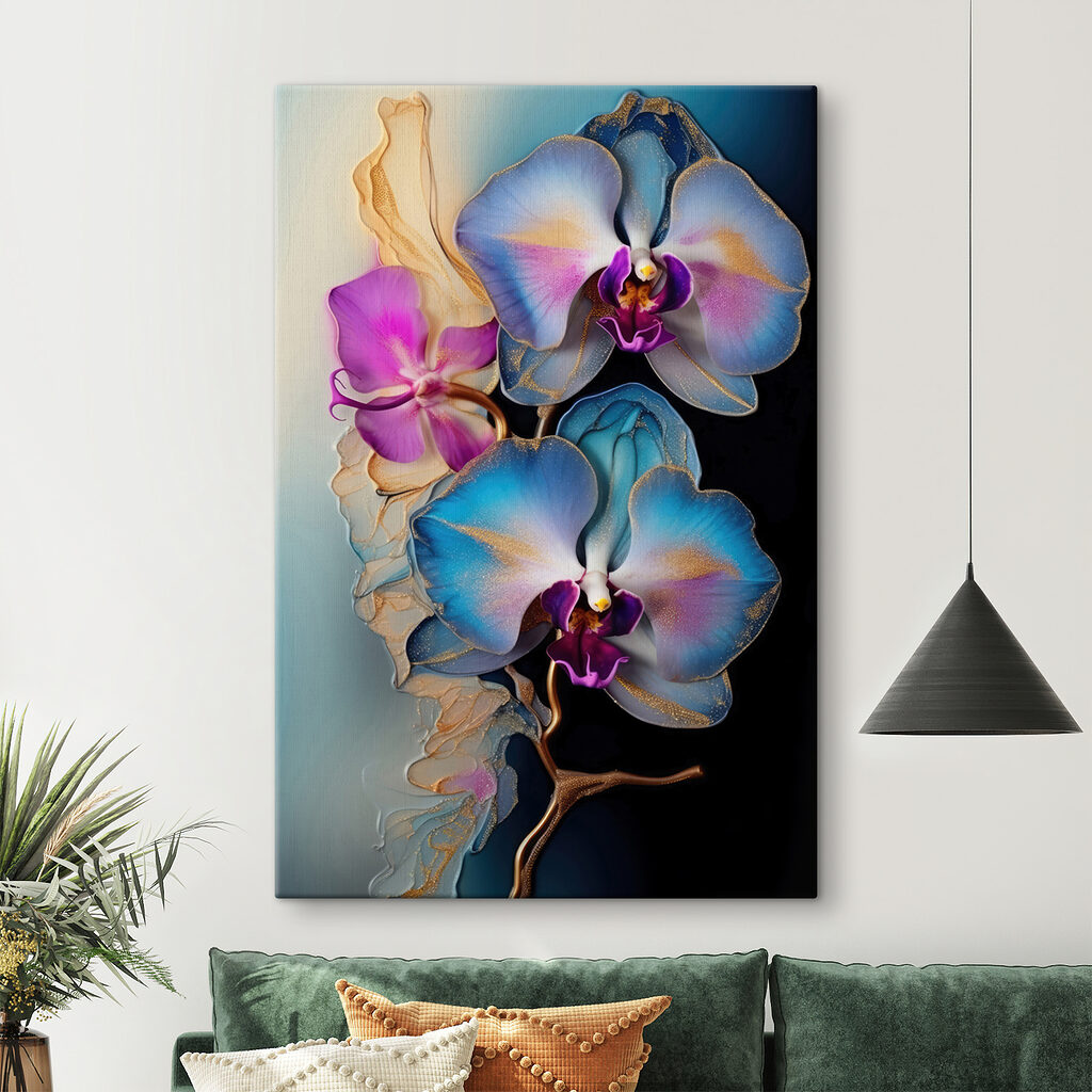 A group of colorful flowers