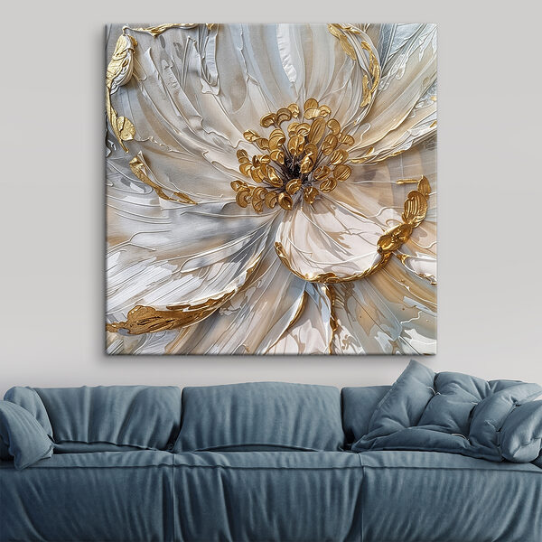 Quadri Un primo piano di un fiore