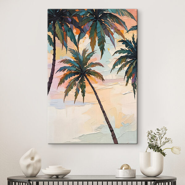 Palm trees on a beach