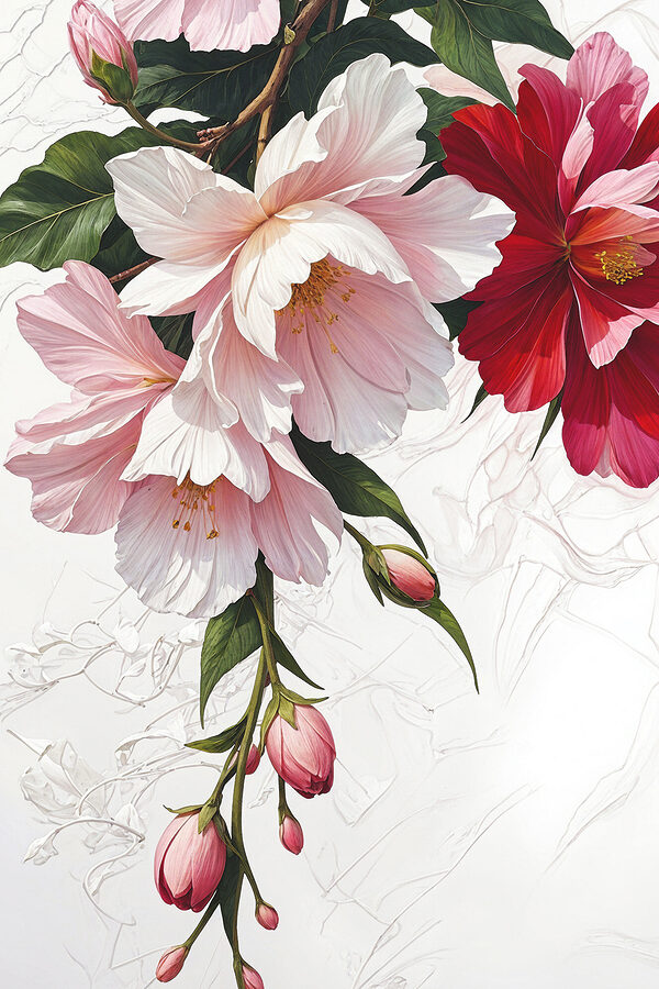 A close up of flowers
