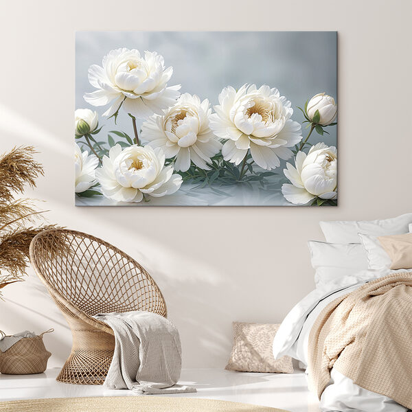 Quadri Un mazzo di fiori bianchi