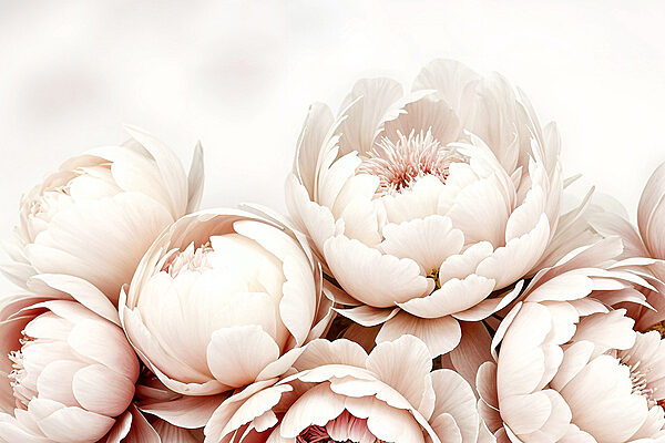 A group of white flowers