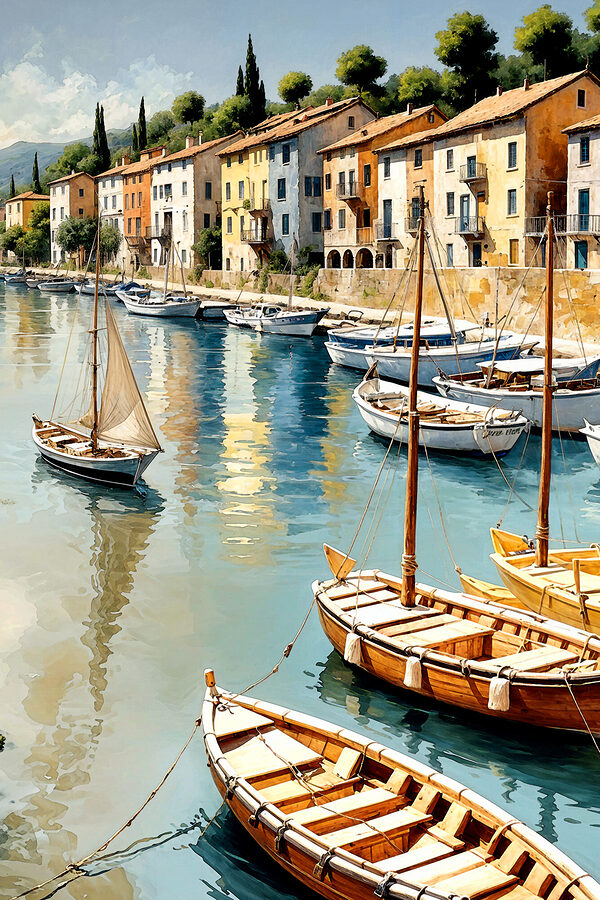 Boats on the water
