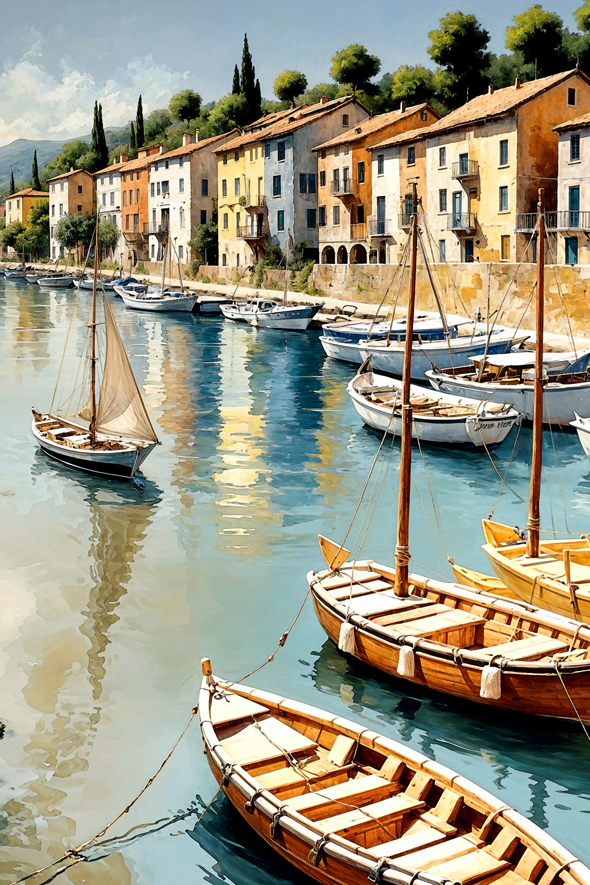 Boats on the water