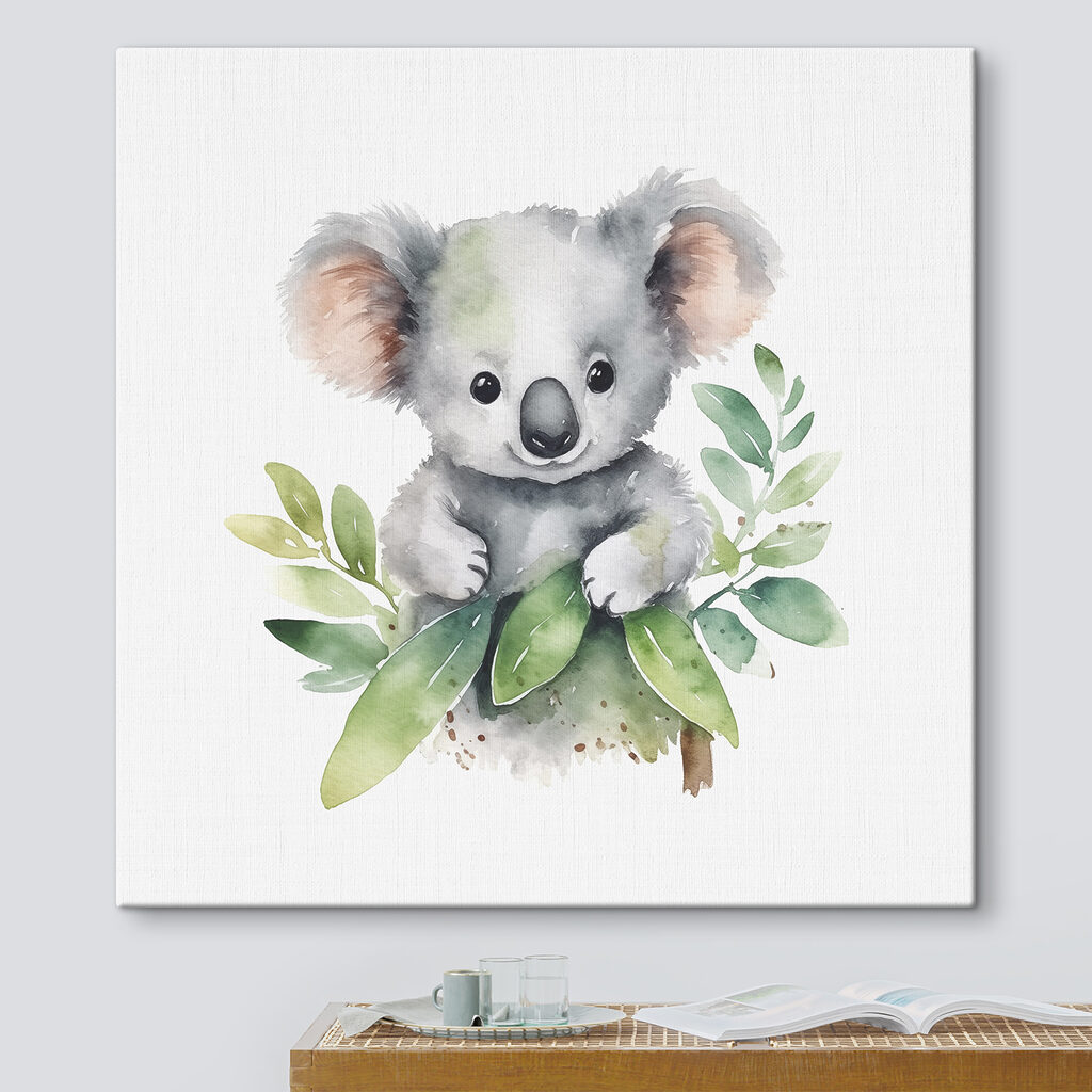 Un koala con delle foglie tra le zampe s38919piq21m 1024x1024 - Un koala con delle foglie tra le zampe - tegory