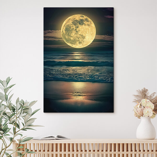 Quadri Una luna sull'oceano