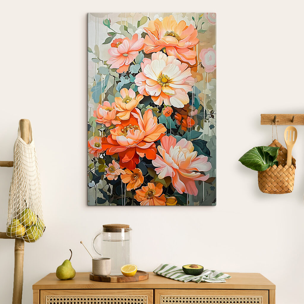 Vaso di fiori bianchi