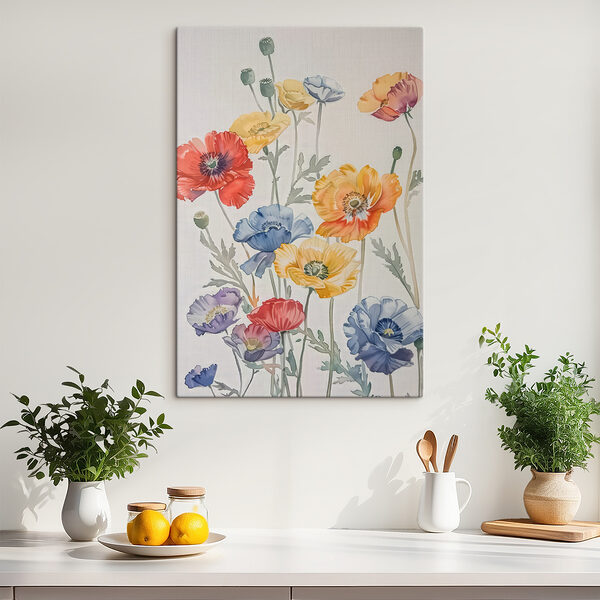 Quadri Quadri Un primo piano di fiori (COD: s38876)