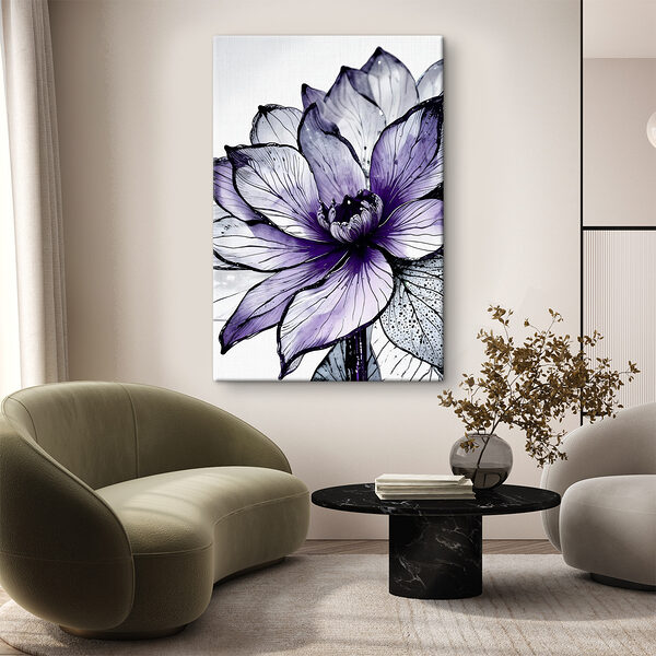 Quadri Un primo piano di un fiore