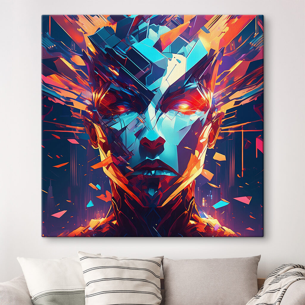 A digital art of a woman A digital art of a woman