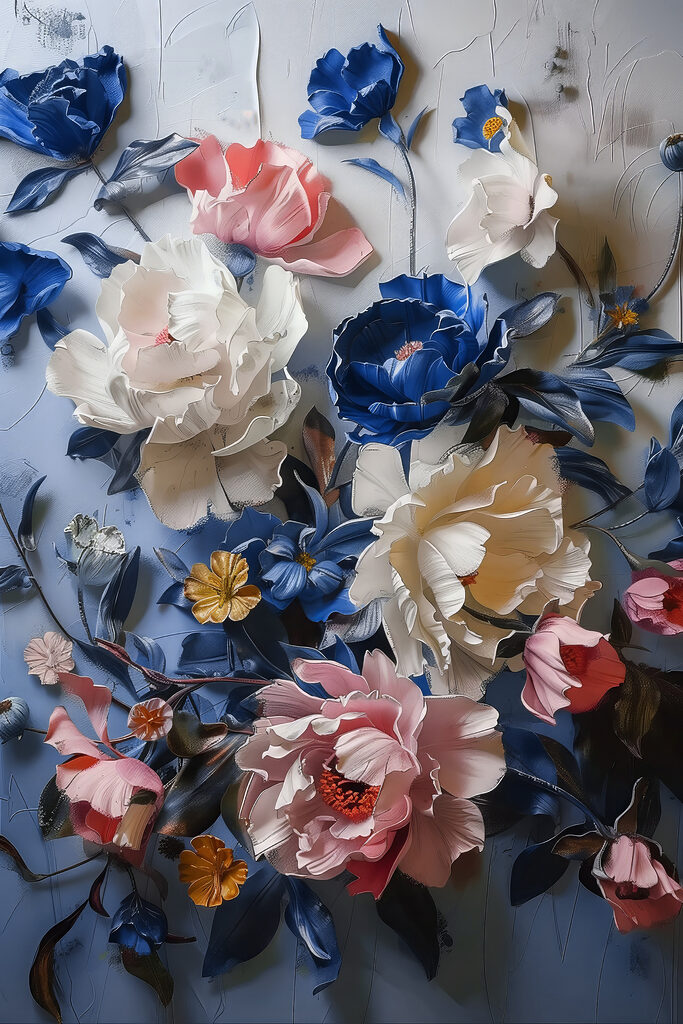 A close up of flowers