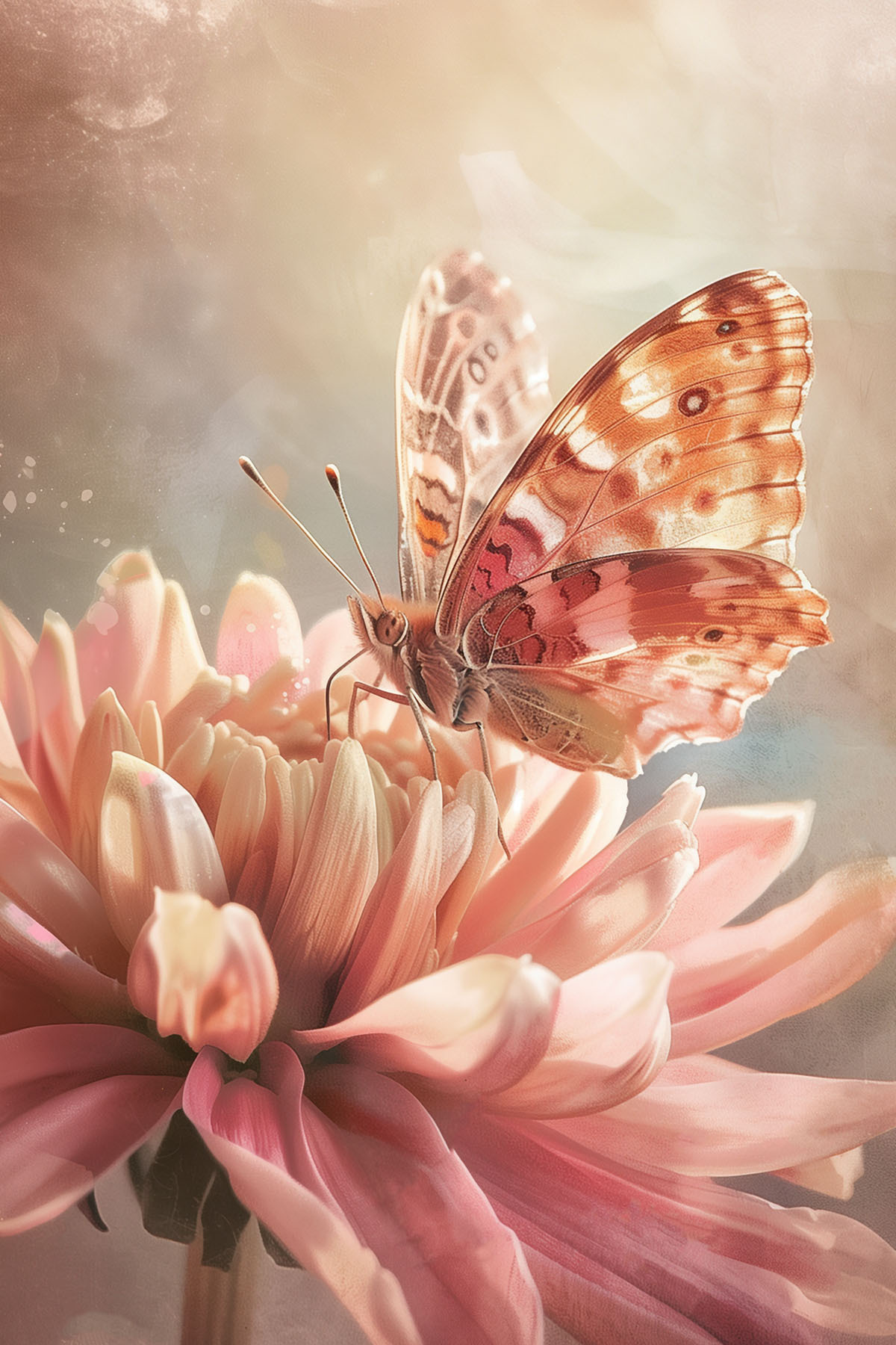A butterfly on a flower