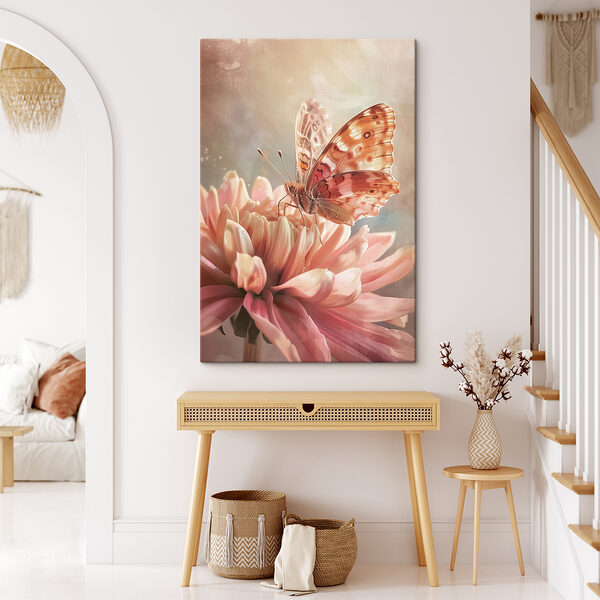A butterfly on a flower