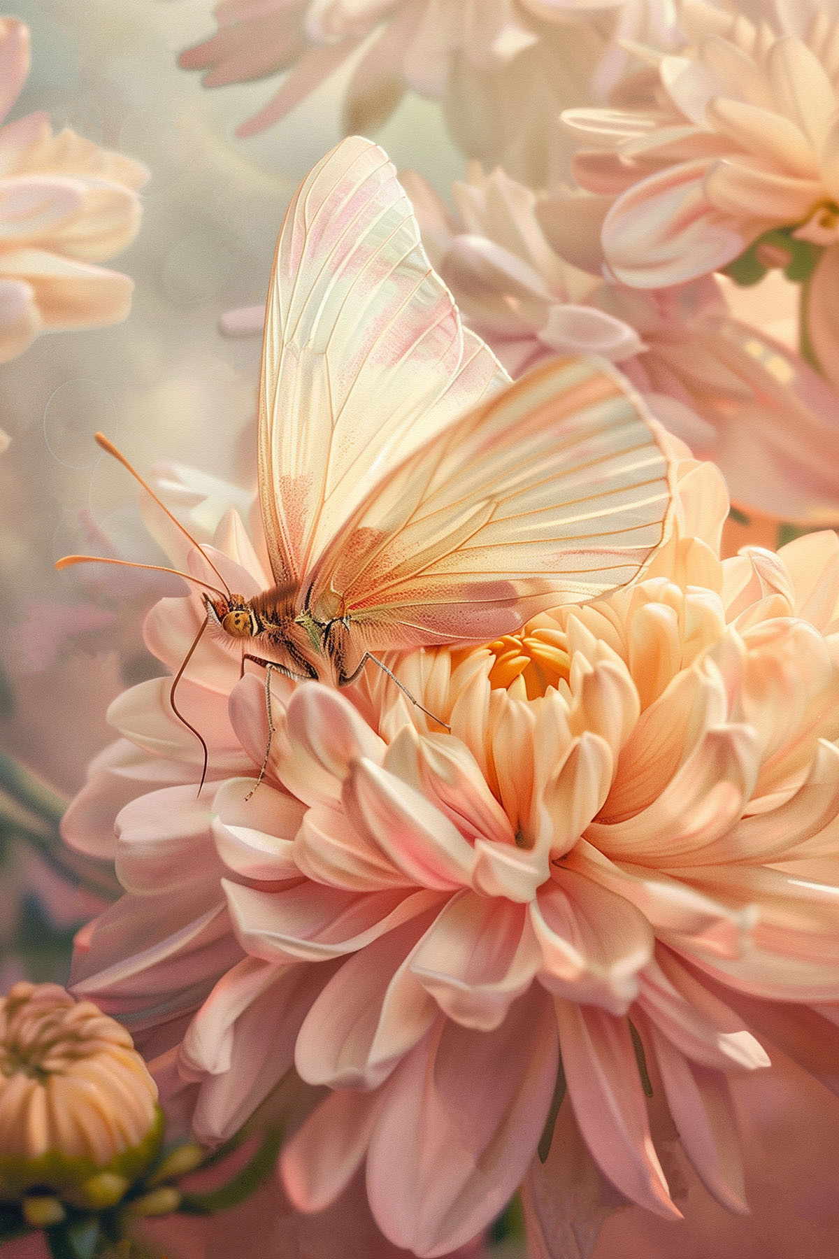A butterfly on a flower