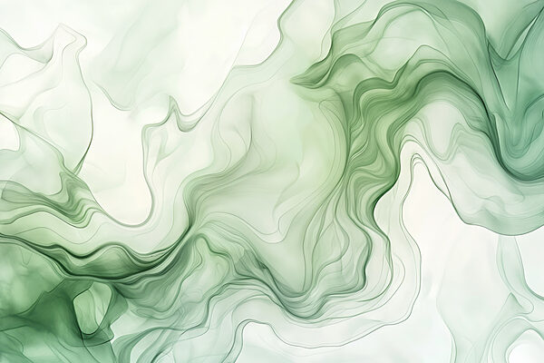 A green and white smoke