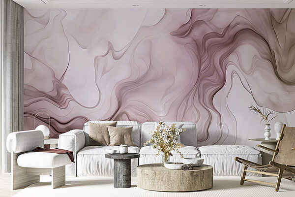 Primo piano di un fumo rosa e bianco Primo piano di un fumo rosa e bianco