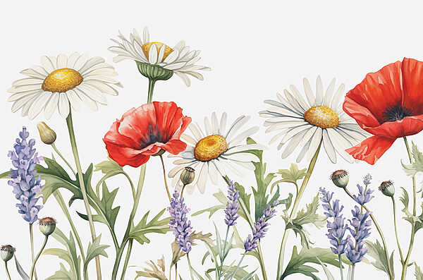 Un primo piano di fiori Un primo piano di fiori