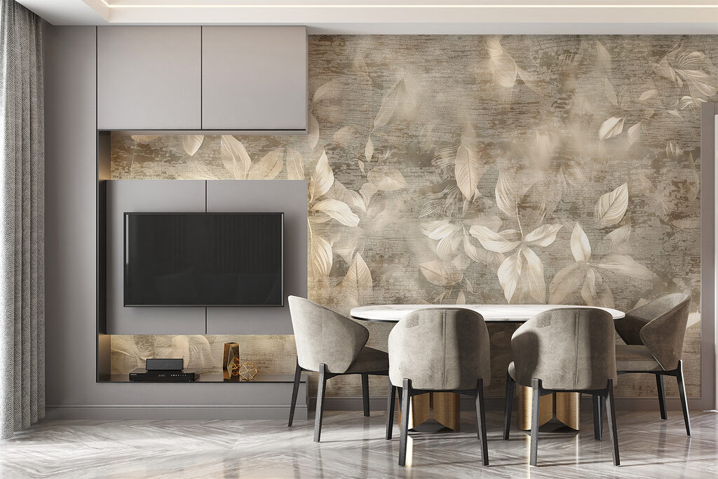 A close up of leaves