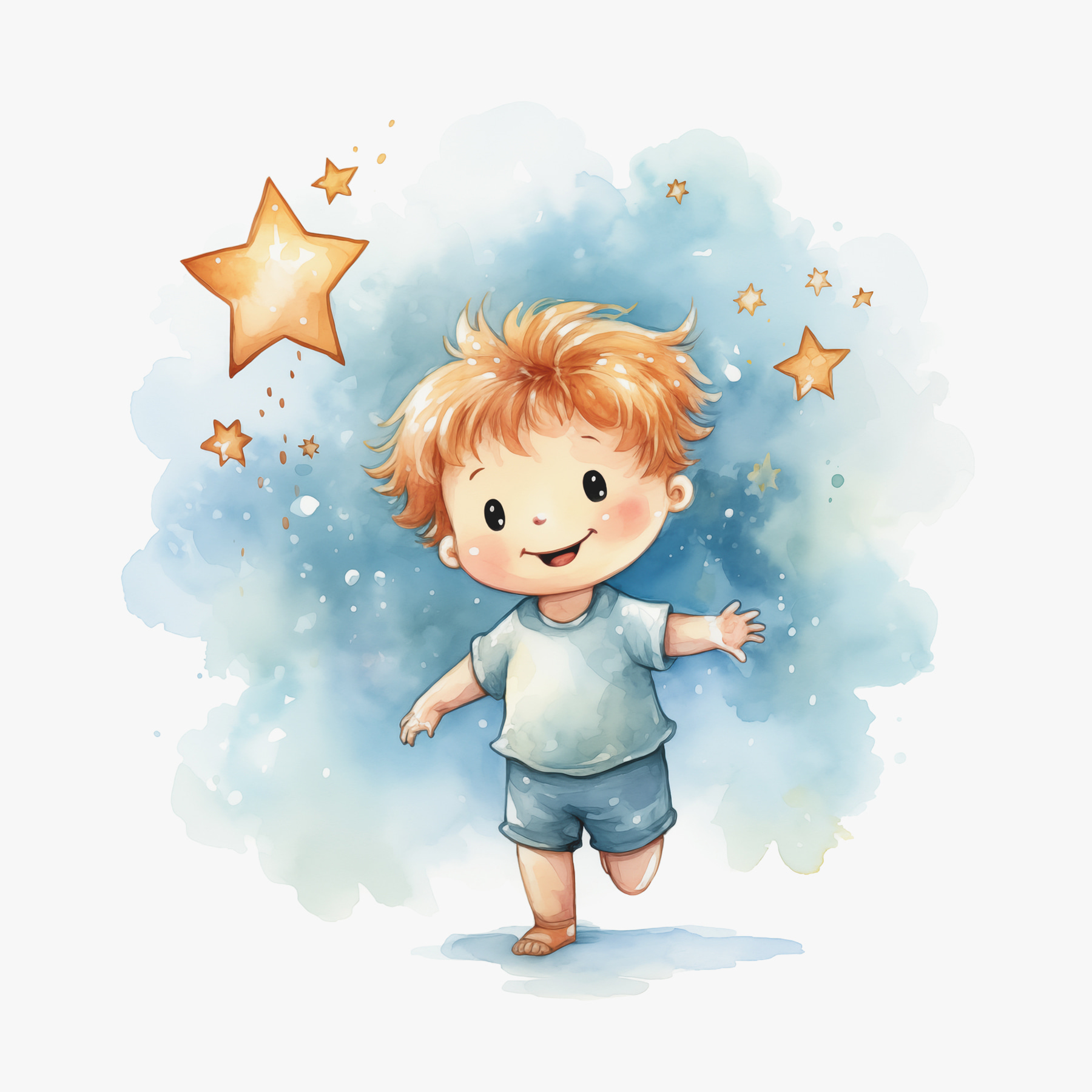 A cartoon of a boy A cartoon of a boy
